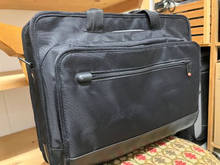 Notebook Tasche schwarz mit 2 Fächern