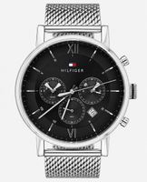 Tommy Hilfiger Herren Chronograph – Schwarz/Silber