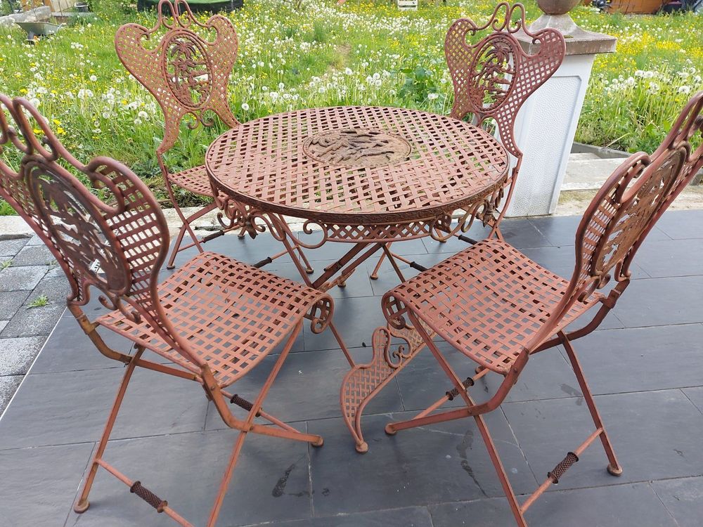 Antike Gartenmöbel!!! Kaufen auf Ricardo