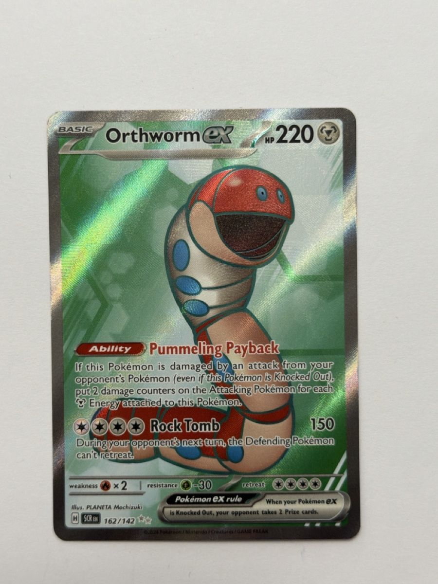 Pokémon Carte collezionabili: Pokemon Orthworm EX 162/142 – Nuovo (secondo la descrizione) da Turtmann venduto da pat_w58r