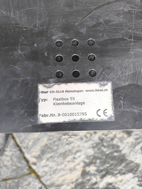 Biral Pompe & Parti di ricambio: Biral Kleinhebeanlage Flexibox 55 – Usato da Bleiken venduto da Markuskaech 1