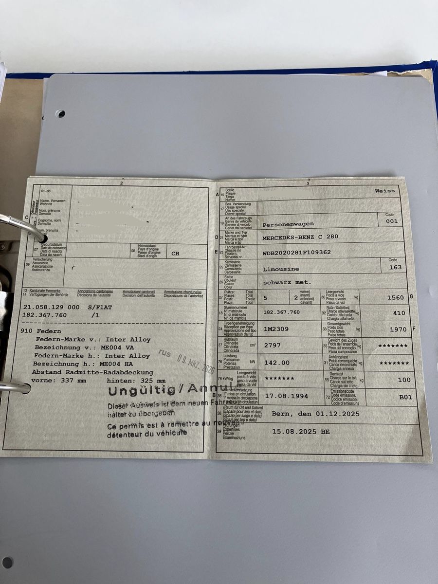 Mercedes-Benz Automobili: Mercedes-Benz C280 – Usato da Cernier venduto da stayfastjeffrey 9