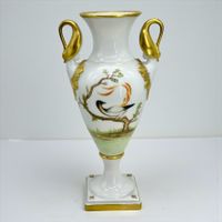 Vase porcelaine Alta Kunst Alboth & Kaiser peint à la main