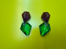Design MONIES – Ohcrlips-Hänger Acrylglas violett-grün