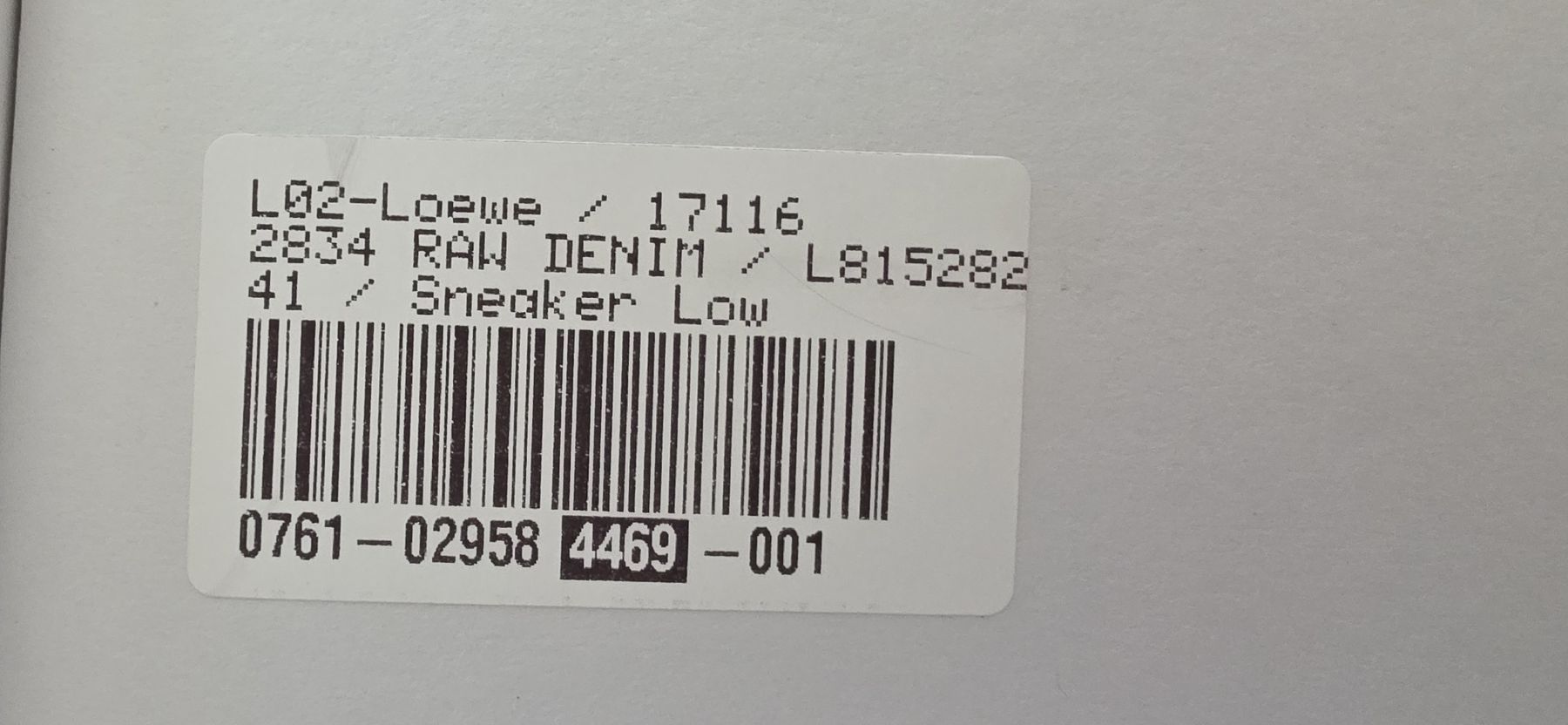 Loewe Scarpe da uomo: Loewe Low Runner Sneakers Gr.41 – Nuovo e nell'imballaggio originale da Hildisrieden venduto da Beka23 5