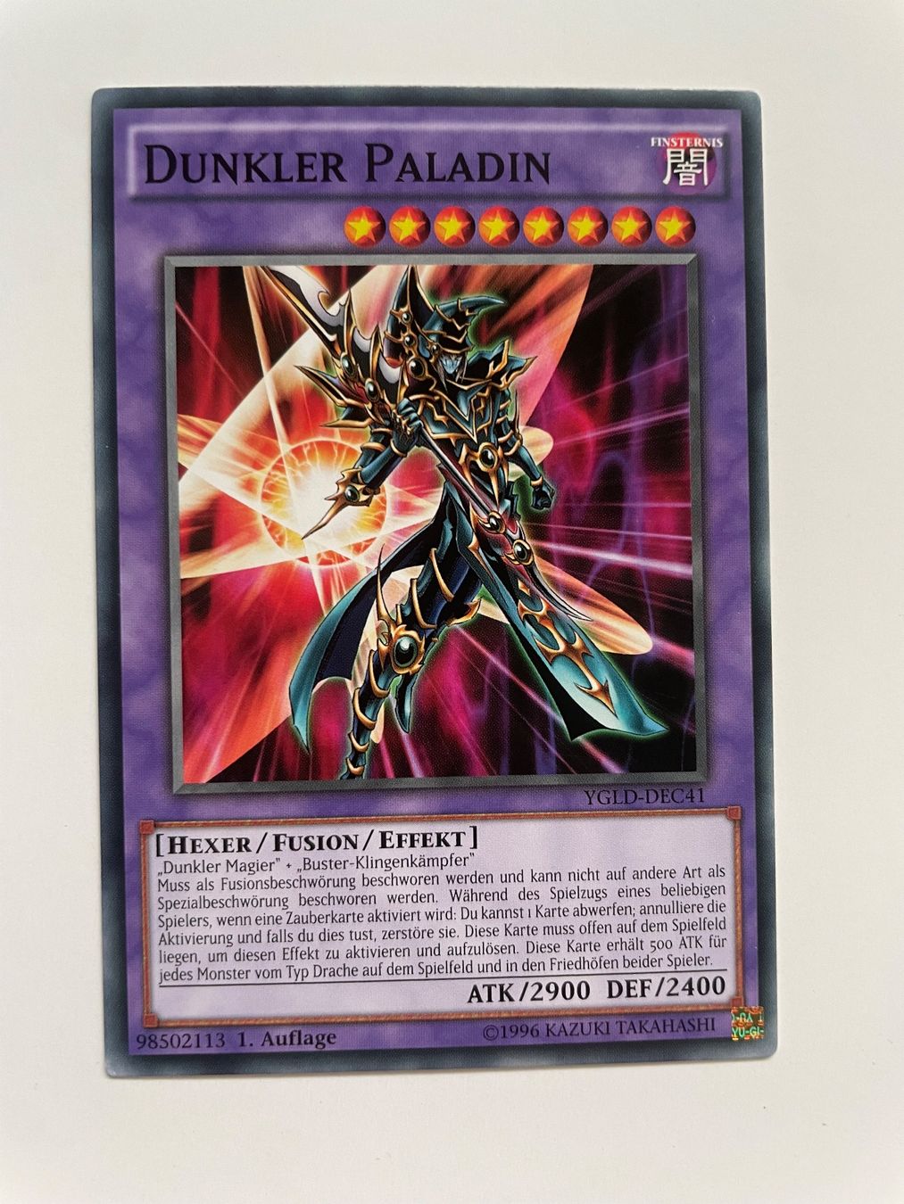 Yugioh Carte collezionabili: YuGiOh Dunkler Paladin – Nuovo (secondo la descrizione) da Altstätten SG venduto da ChangeMaker