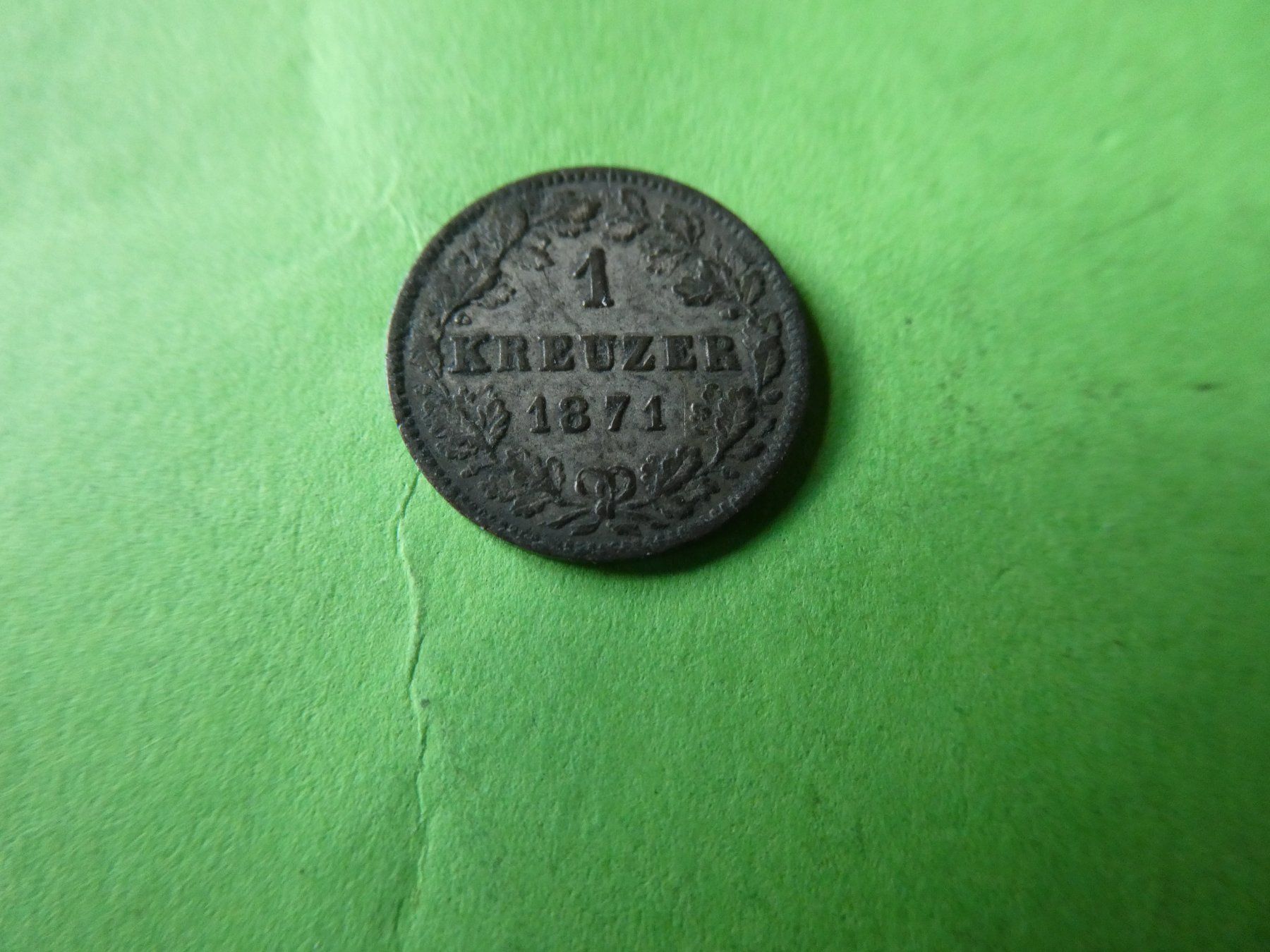 Tutti le monete: Württemberg 1871, 1 Kreuzer – Usato da Hinterforst venduto da Rohusri
