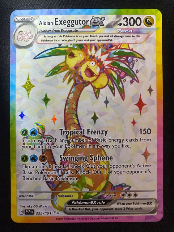 Alolan Exeggutor ex 225 - Kokowei ex - Surging Sparks - EN (Neu (gemäss ...