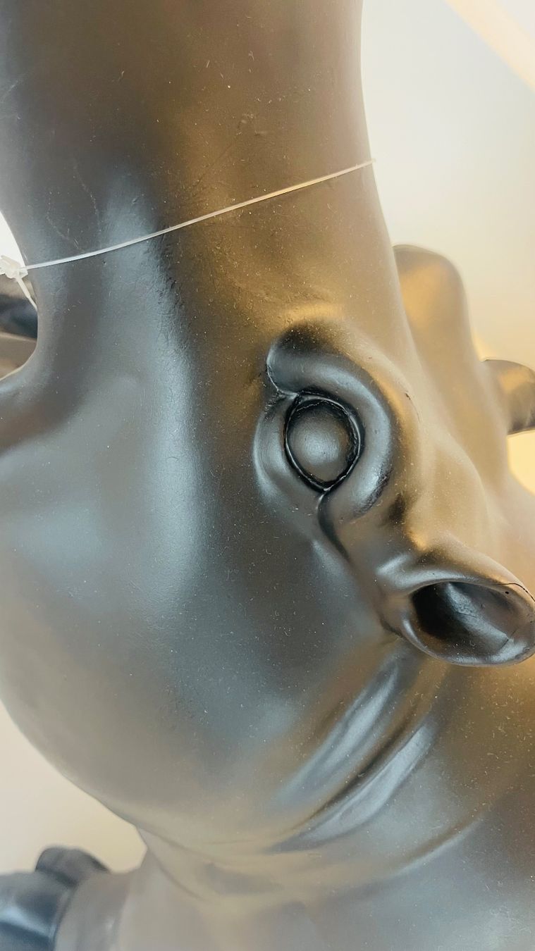 Statuette: Grosse Deko Figur Nilpferd Schwarz  Hippotamus – Nuovo (secondo la descrizione) da Oberbuchsiten venduto da aria783 7