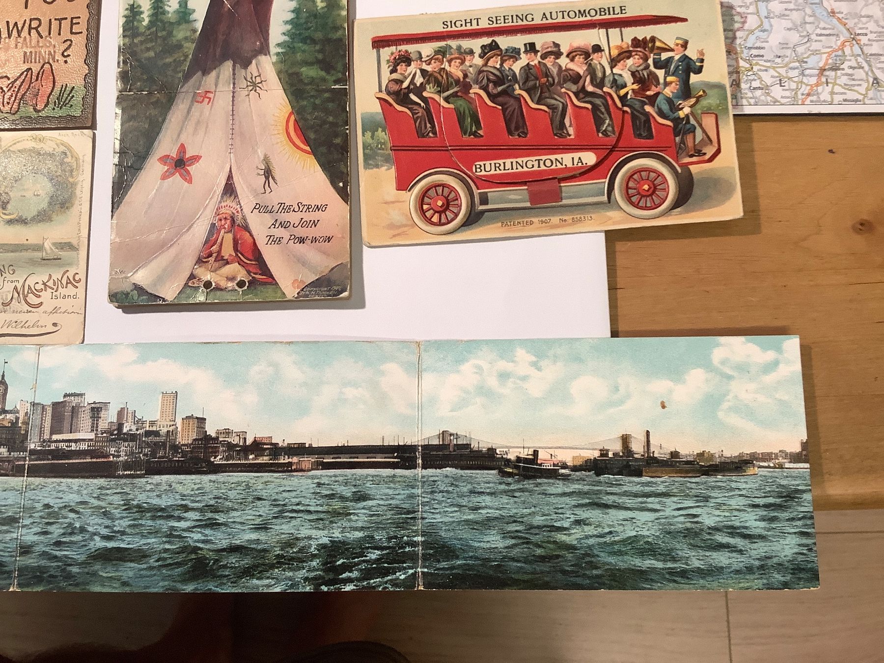 Cartoline postali: 5 seltene Ansichtskarten USA, 1901 - 1907 – Usato da St. Gallen venduto da herbrig2 4