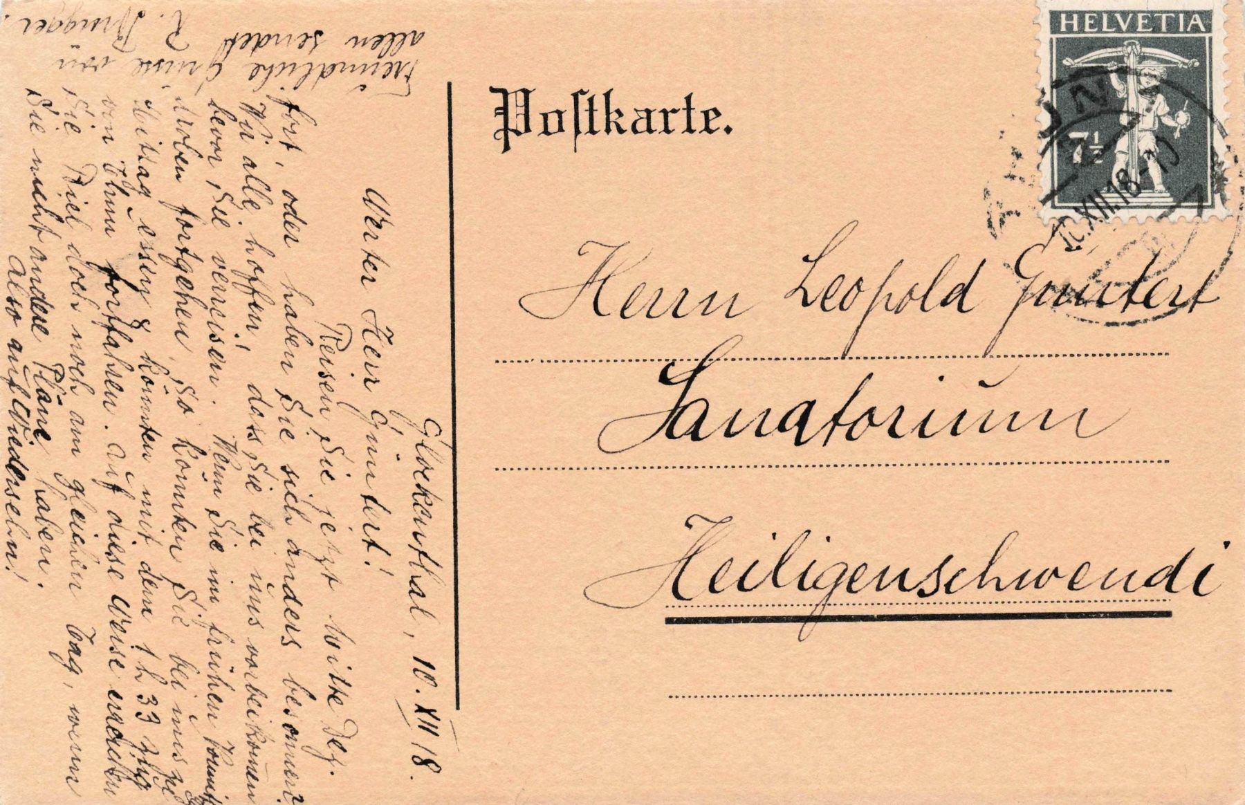 Ansichtskarten: Thun Haupt gasse – Gebraucht aus Biasca von Blenio71 1