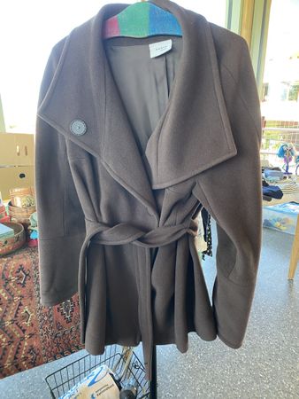 AKRIS punto Woll-Angora Mantel, Grösse 42 neu