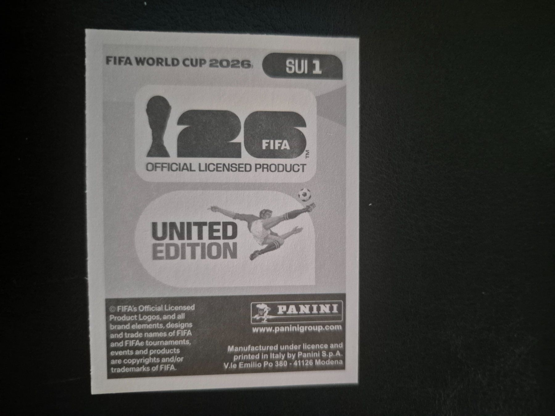 Panini Sammelbilder & Trading cards: Panini WM 26 SUI 1 – Neu (gemäss Beschreibung) aus Rorschacherberg von AJ3108 1