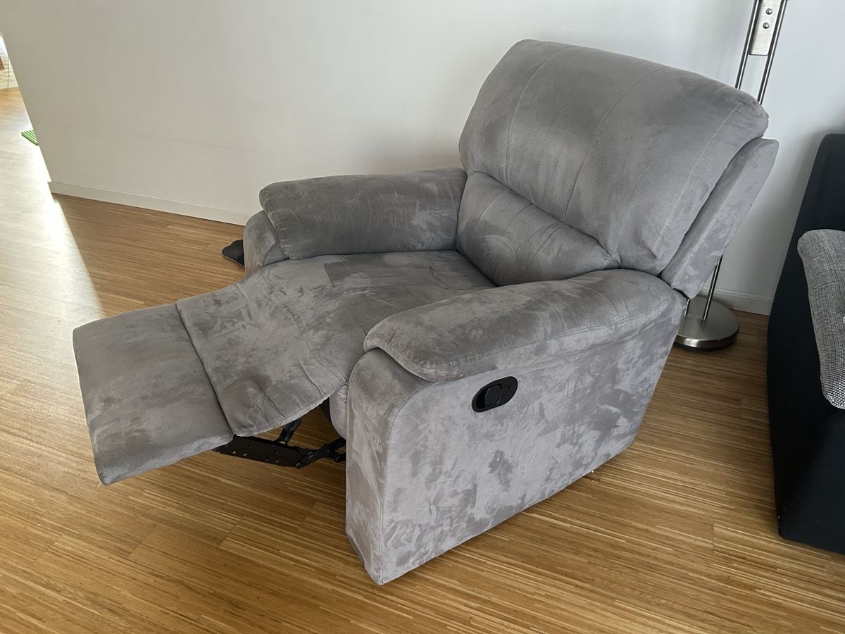 Poltrone: Bequemer Relaxsessel in Grau – Usato da Bellikon venduto da Ana1109 1