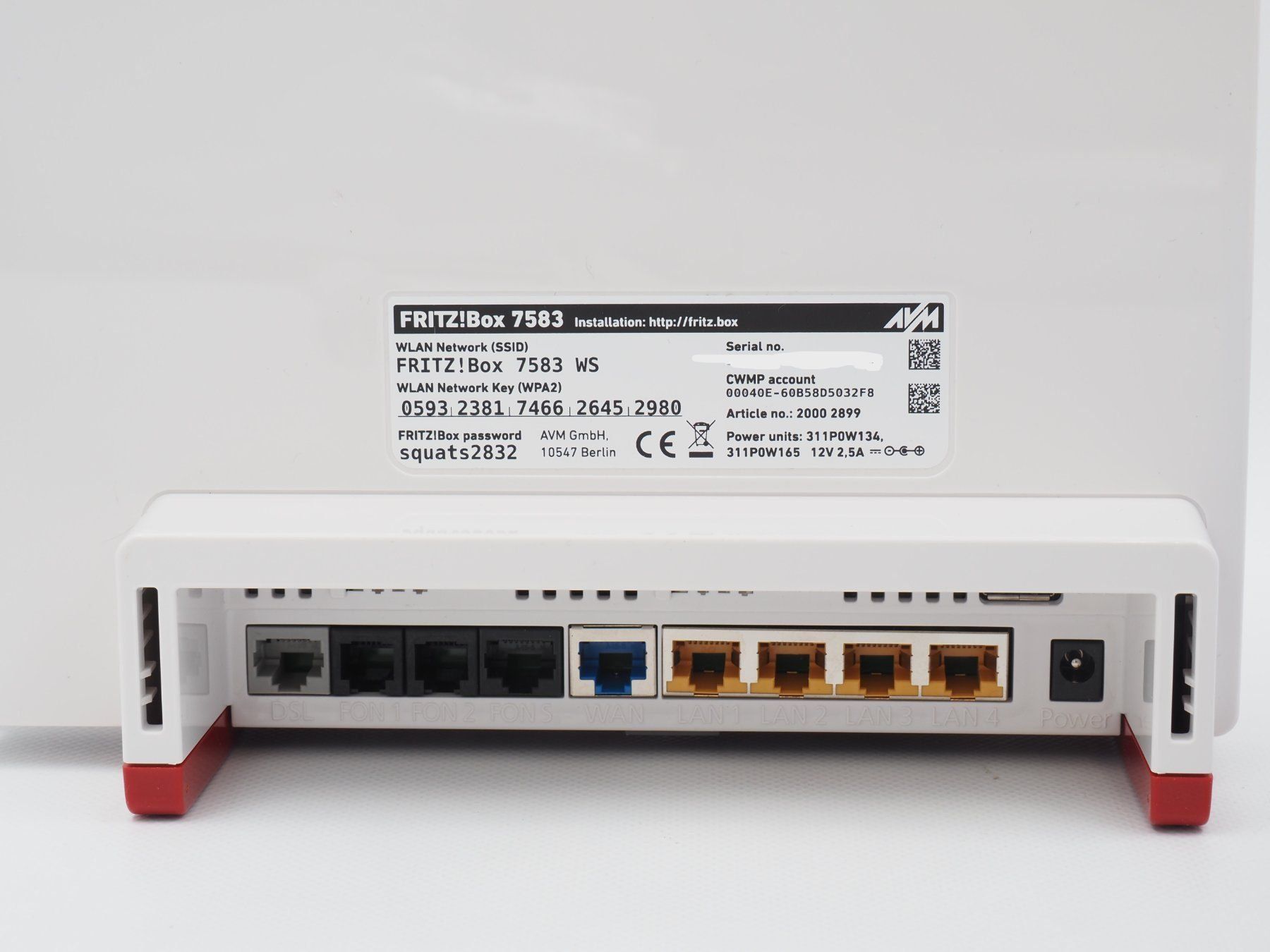 Avm Modem & Router: FitzBox! 7583, Top-Zustand + Netzteil – Usato da Nürensdorf venduto da nullpunktnull 2