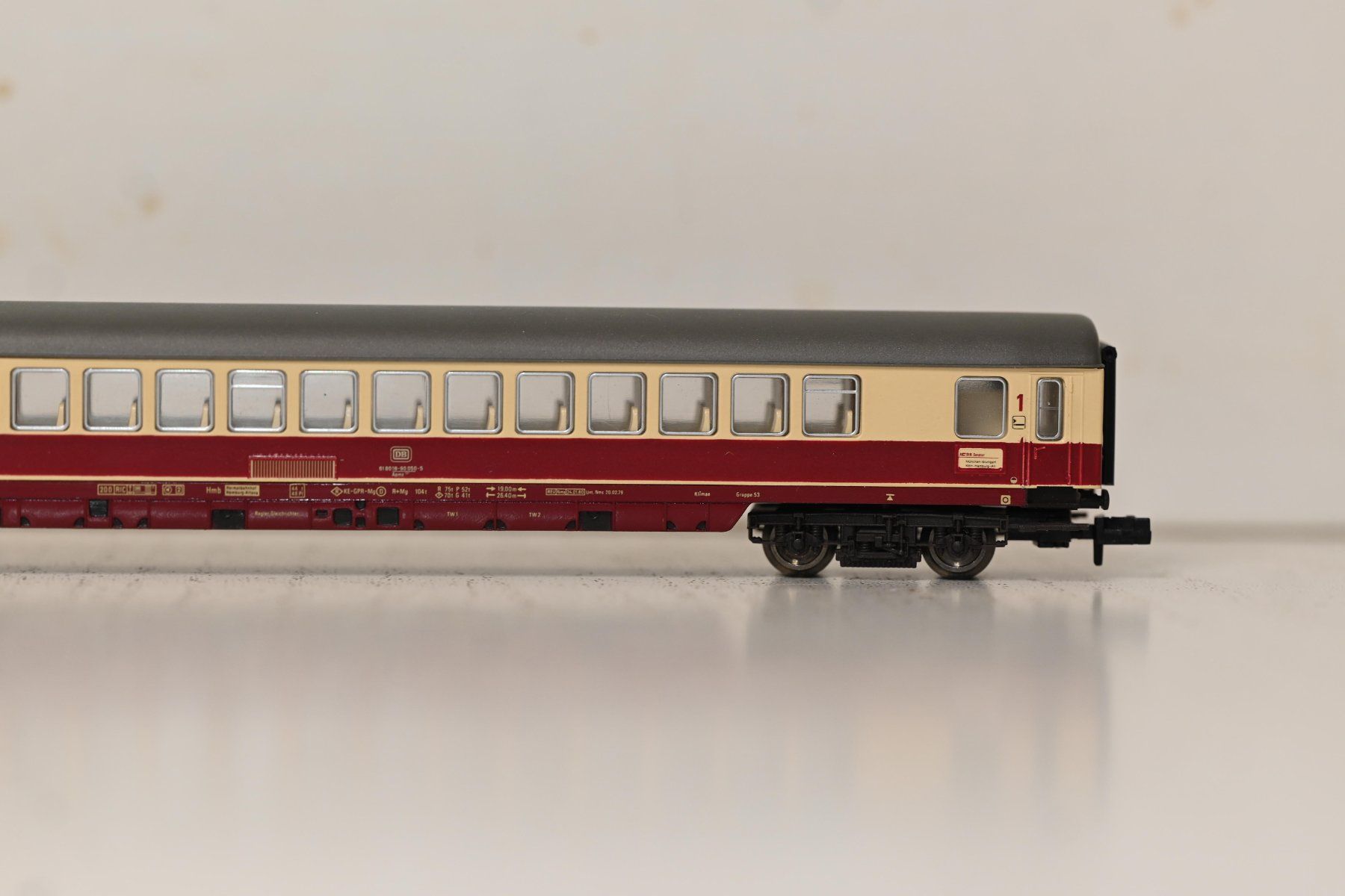 Fleischmann Modelleisenbahnen: DB TEE 1 Kl  Fleischmann Spur N – Gebraucht aus Laupen ZH von Zmoewe 2