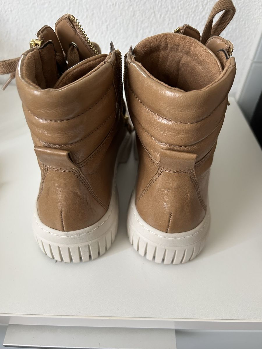 Gabor Scarpe da donna: Schnürstiefelette von Gabor, hellbraun, Grösse 40 – Nuovo (secondo la descrizione) da Erlinsbach SO venduto da hallon480 1