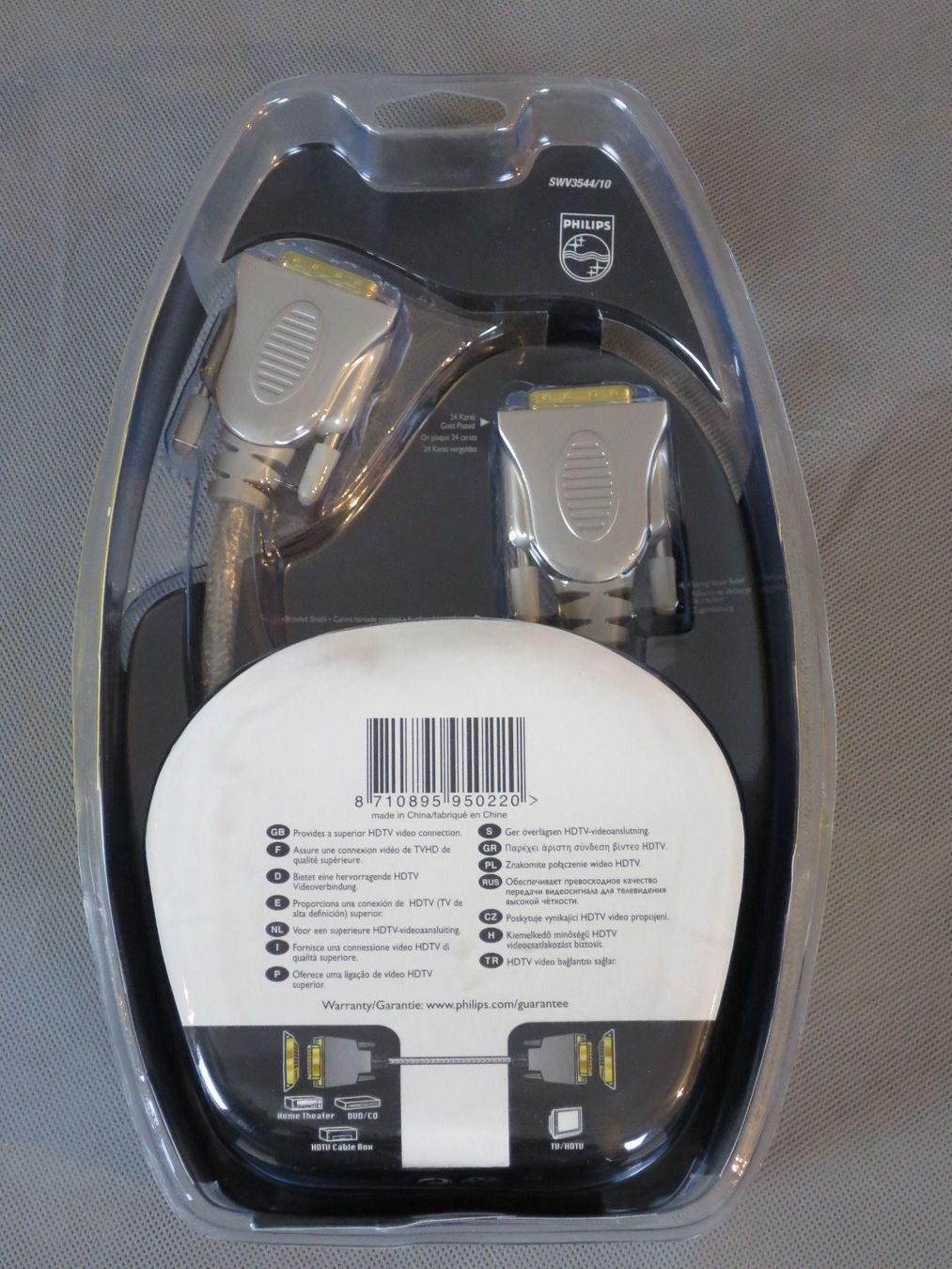 Kabel: DVI-DVI Video Cable 24K Gold, 5m – Neu und originalverpackt aus Zürich von 1.Simon 1