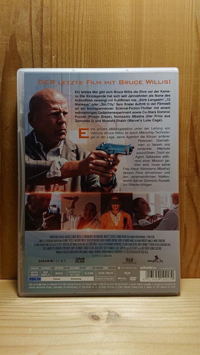 Tous les DVDs: ASSASSIN evry Body is a Weapon DVD mit Bruce Willis – D'occasion à Wilderswil par Exebub 1