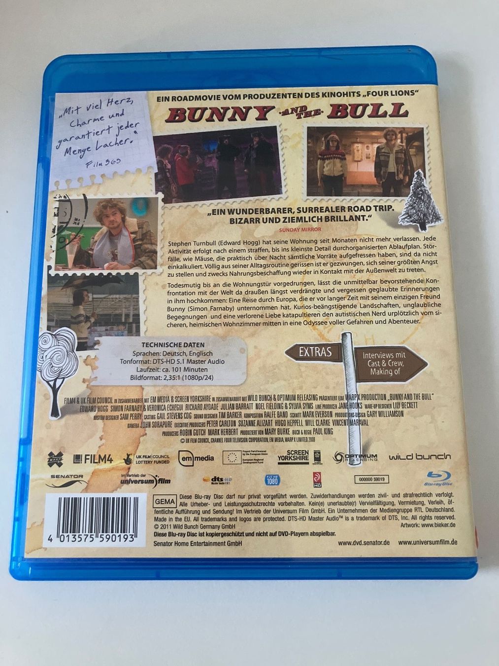 Tutti i DVDs: Bunny and the Bull [Blu-ray] – Usato da Arbon venduto da Sugofresser 1