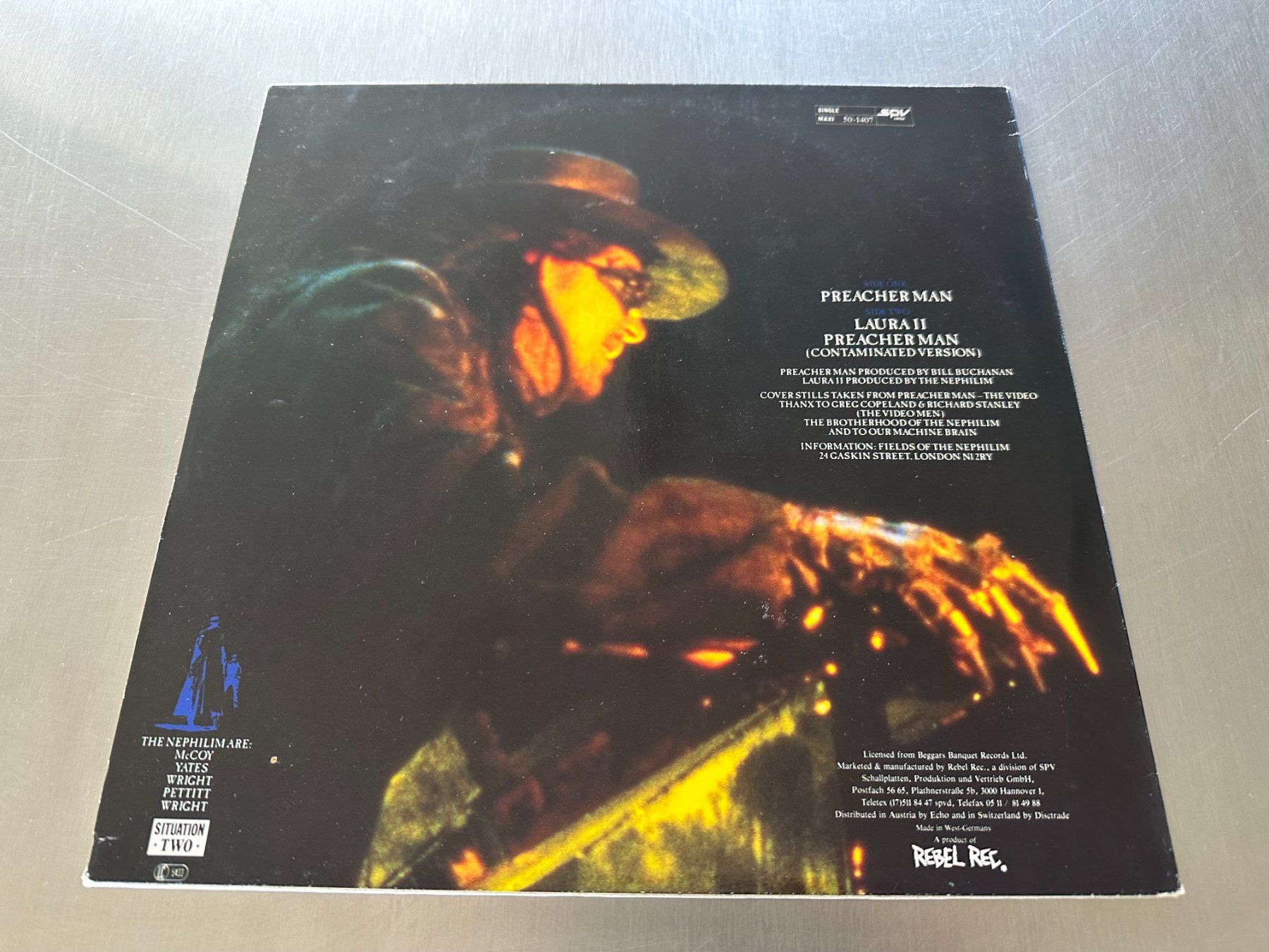 Dischi in vinile: FIELDS OF THE NEPHILIM 12 PREACHER MAN – Usato da Sion venduto da jaipur1401 1