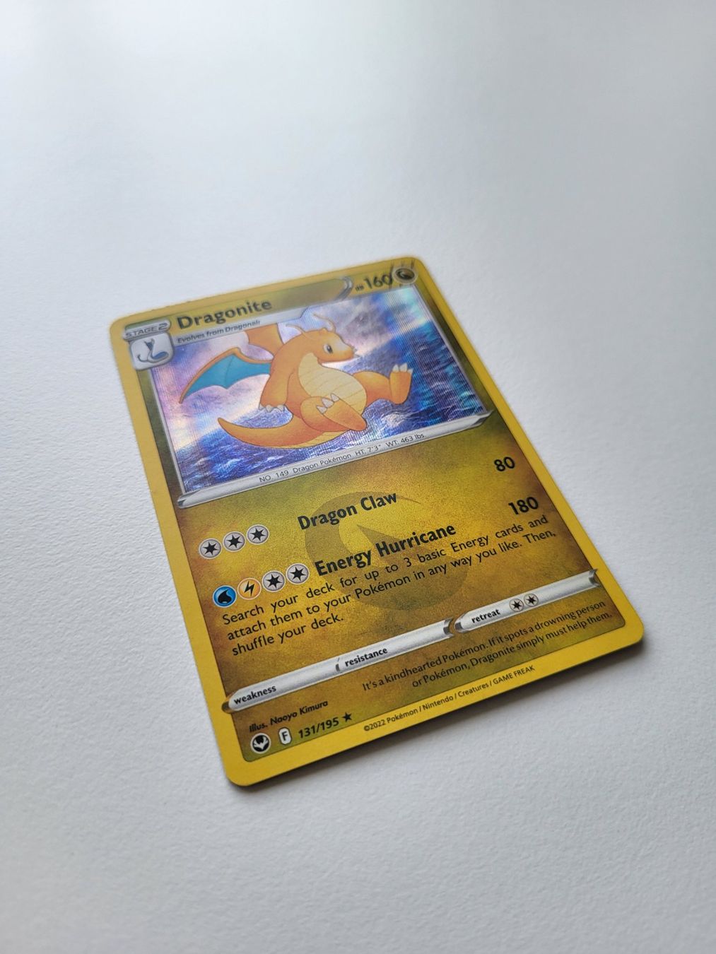 Pokémon Carte collezionabili: Dragonite (Silver Tempest 131/195) – Usato da Erlenbach ZH venduto da ram_mjn5 1