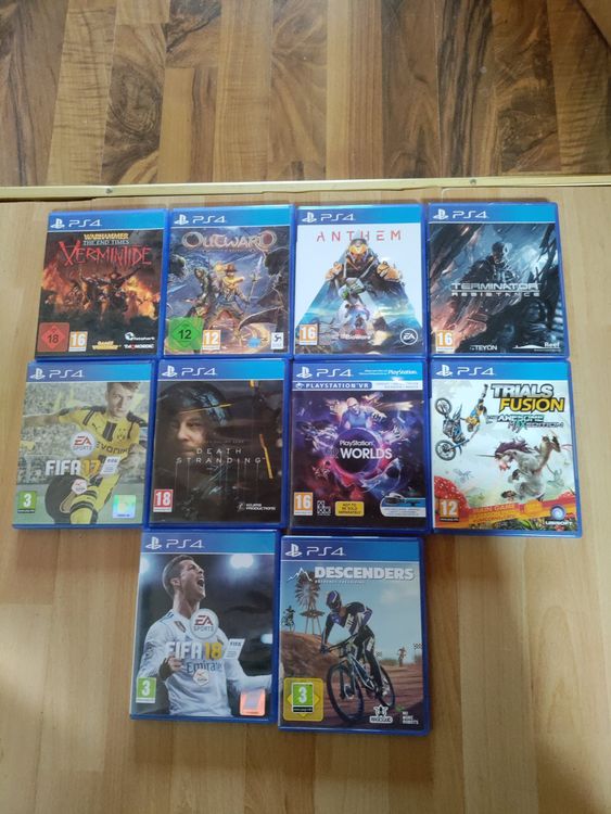 Lot De 32 Jeux PS4 – Comme Neuf – Collection Variée