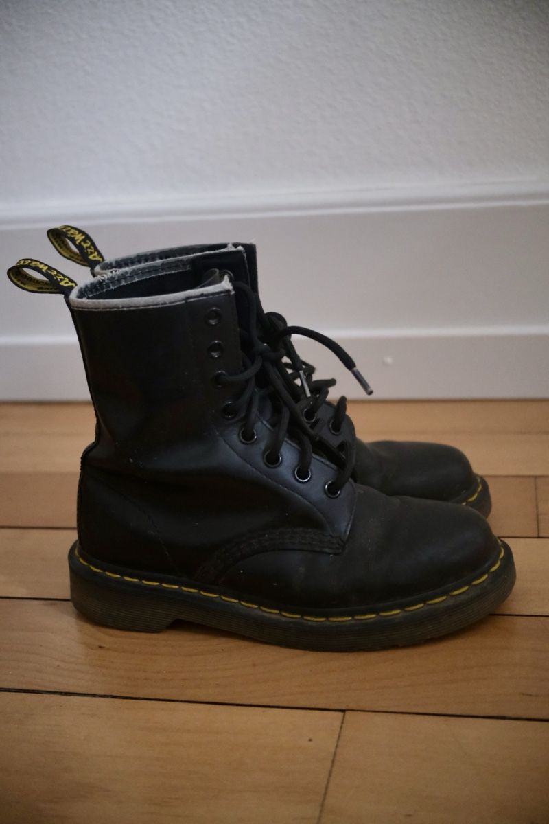 Dr. Martens Scarpe da donna: Dr. Martens Lederstiefel, Schwarz, Grösse 36 – Usato da Zürich venduto da Njali