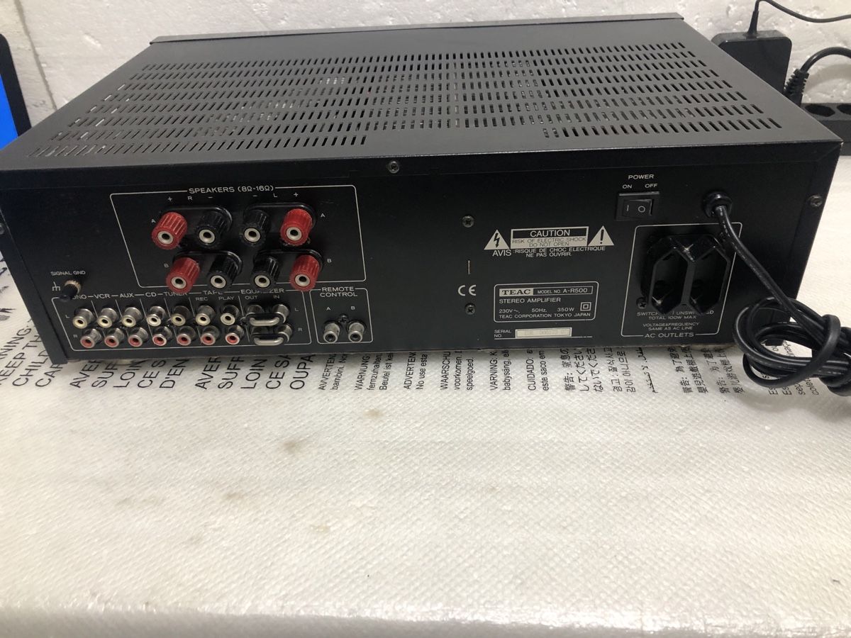 Teac Amplificatori: Teac A-R500  Amplifier – Usato da Biel-Bienne venduto da alos07 5