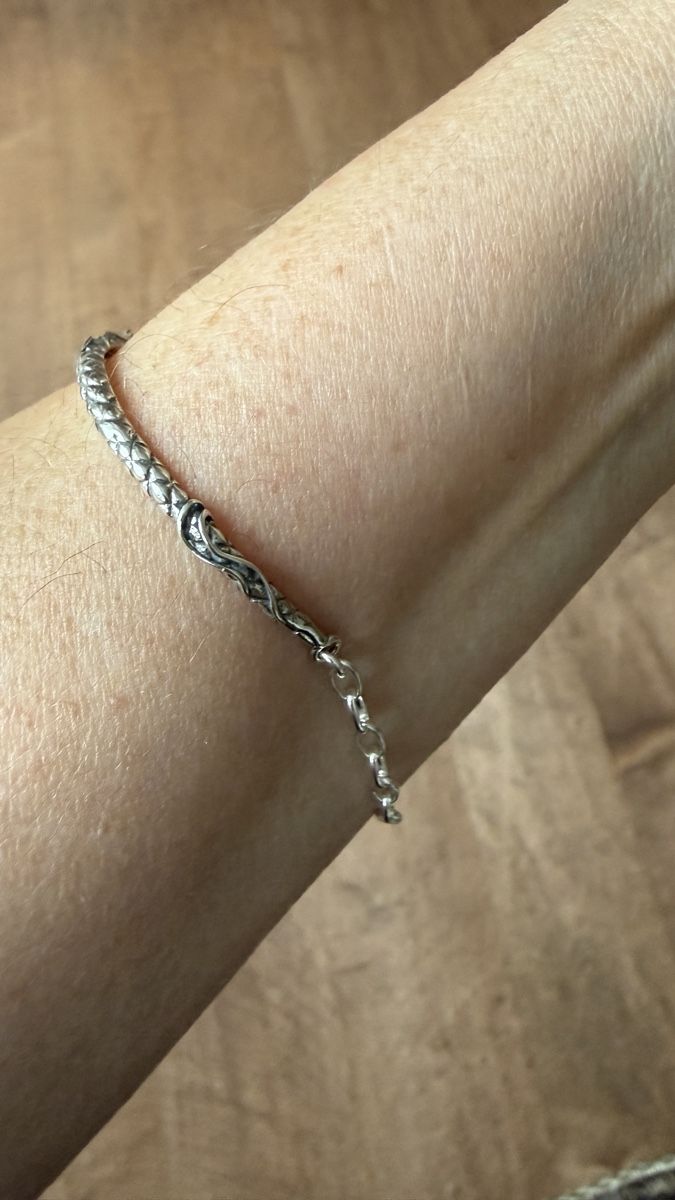 Bracciali & Braccialetti: Silberarmband mit Drachen, grünem Bernstein – Nuovo e nell'imballaggio originale da Ebikon venduto da Leonidas2 4
