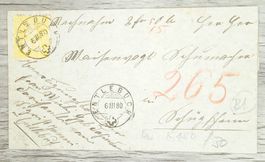 TR20 Enveloppe + Timbre Suisse 1880