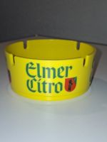 Elmer Citro Aschenbecher Gelb Vintage Werbeartikel Schweiz