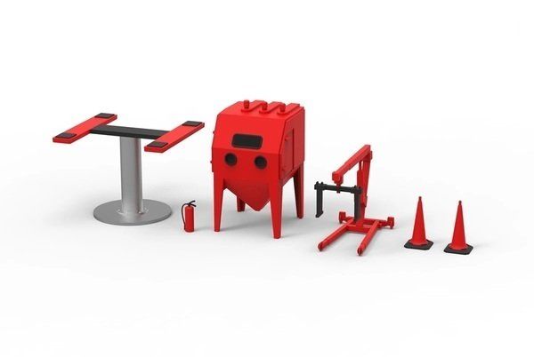 Modellini d'auto: Garage Tool Set: Engine Maintenance (1:43) – Nuovo e nell'imballaggio originale da Tramelan venduto da collector-online