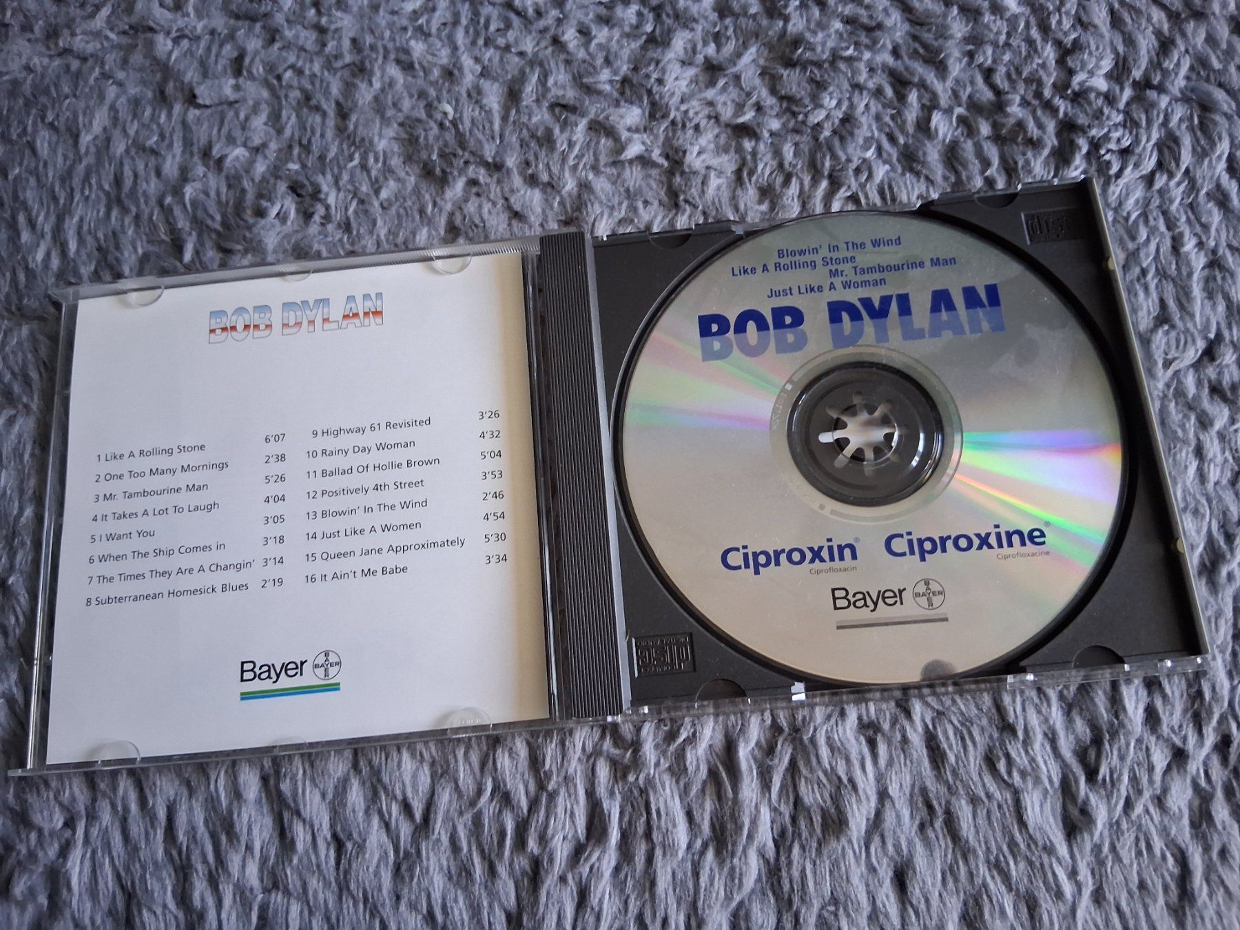 CD: BOB DYLAN    BAYER CD – Usato da Wetzikon ZH venduto da Ramones01 2