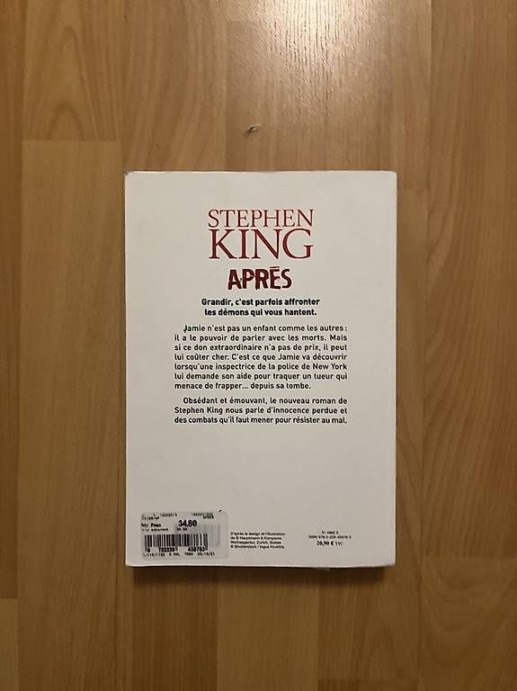 Livres: Stephen King - Après  – Neuf avec emballage d'origine à Chavannes-Renens par luc_52p8 1