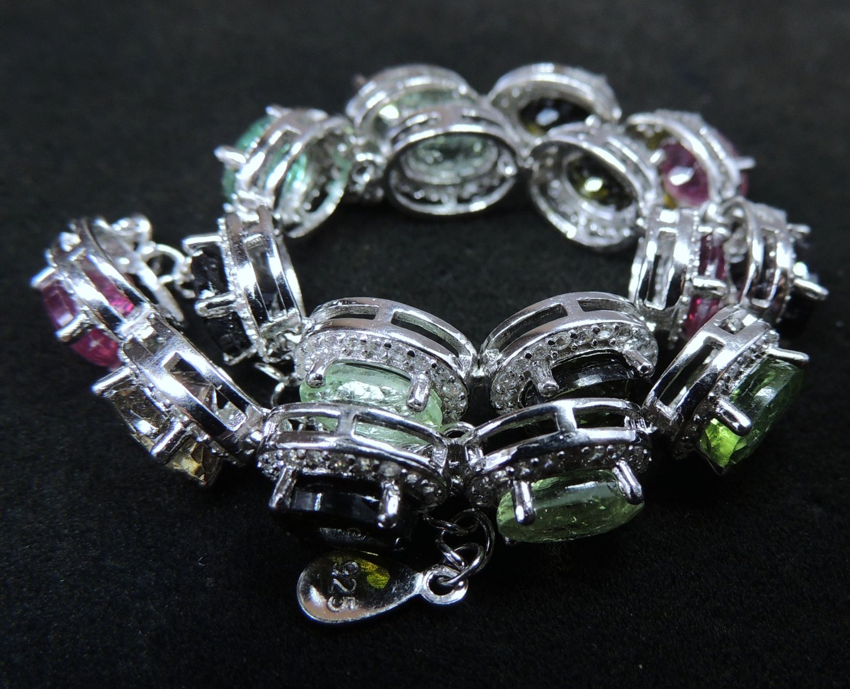Bracciali & Braccialetti: Turmalin Silber 925 Armband – Nuovo e nell'imballaggio originale da Waldenburg venduto da schaller707 1