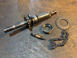 Sachs 50/3 Pedalachse - Versand möglich