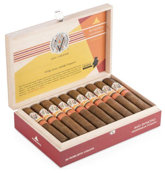 Sigari: Avo Syncro Nicaragua Fogata Robusto – Nuovo e nell'imballaggio originale da Neuwilen venduto da Geniesser100