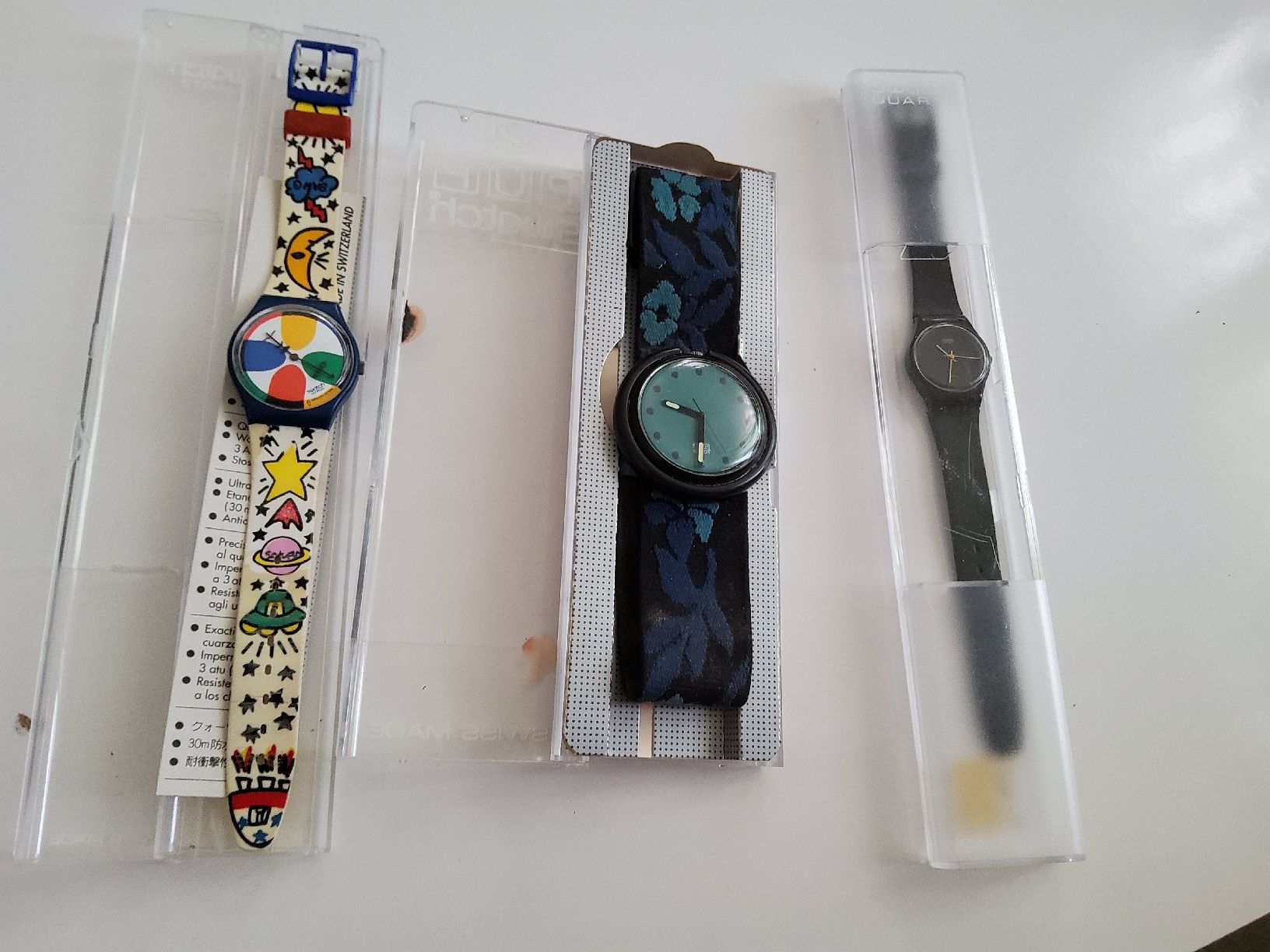 Swatch Uhren: Damenuhren Swatch,  3 Stk. – Gebraucht aus Oberwangen b. Bern von rol_p5g6
