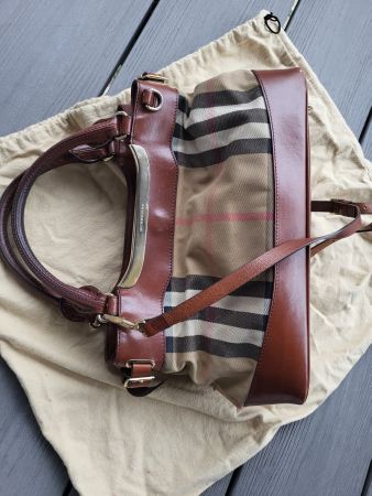original Burberry Hepburn tote house check Rär!