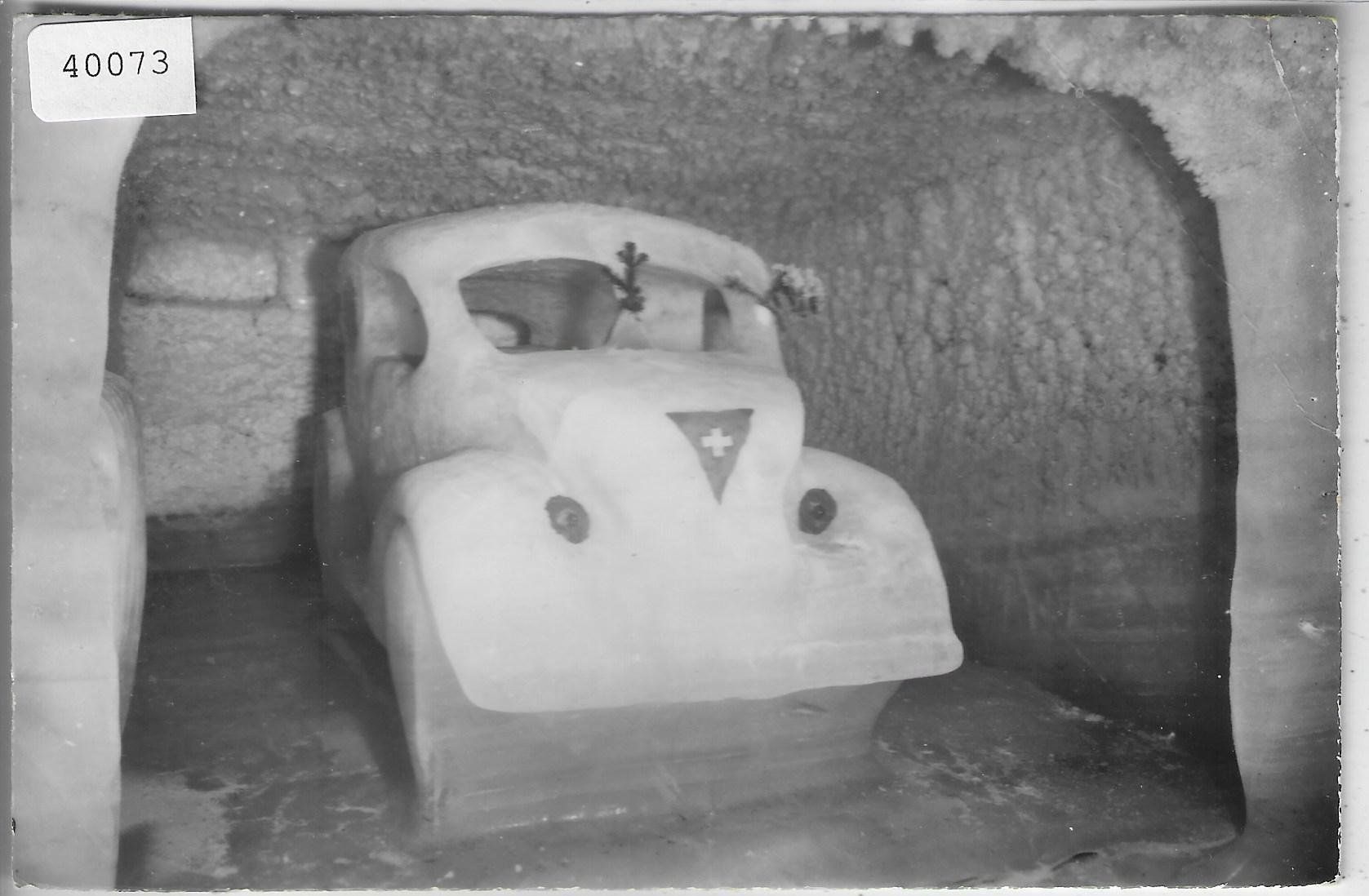Cartes postales: Jungfraujoch - Auto im Eispalast - Photo: E. Gyger – D'occasion à Ettingen par Kartenplanet