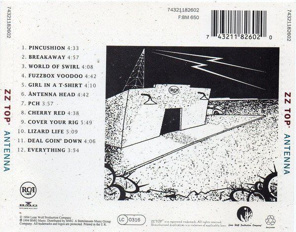 CD: ZZ TOP - Antenna [RCA] – Usato da Unterbch venduto da uqliv 1