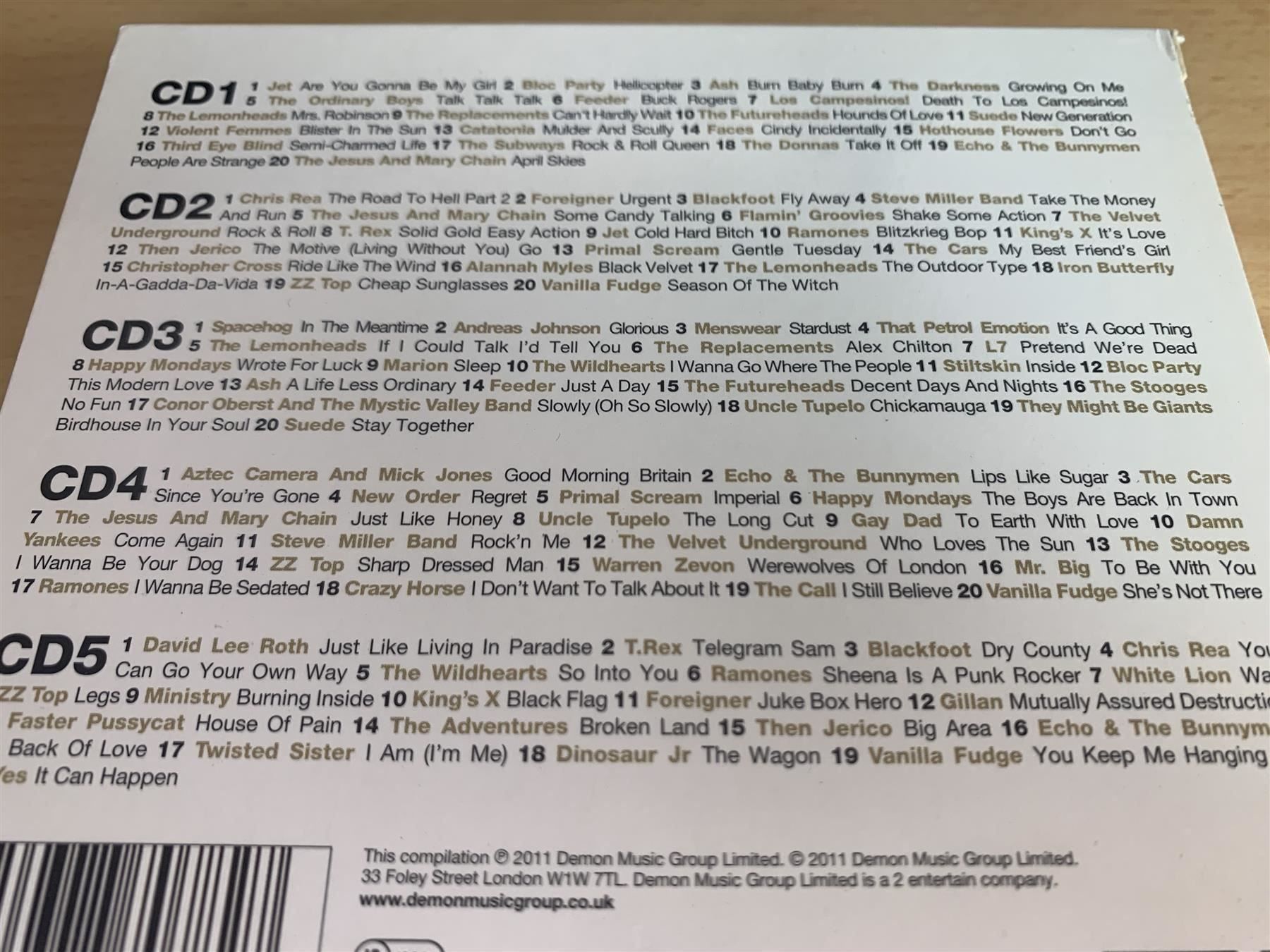 CD: 100 Hits Rock Anthems - 5 CD – Usato da Rikon im Tösstal venduto da Alpenmutz 1