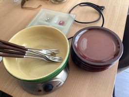 Fondueset mit elektrischem Rechaut