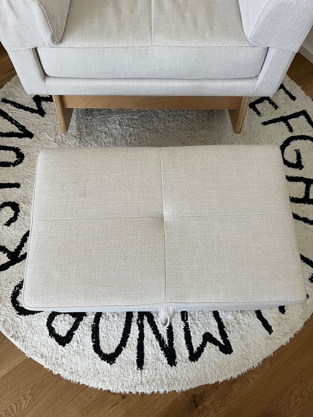 Poltrone: Gaia Serena Schaukelsessel + Footstool – Usato da Interlaken venduto da fbnscl 1