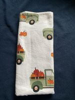 Autumn/Fall towel - Pumpkin Truck Design