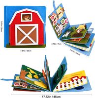 Montessori Beschäftigungsbuch Lernen Spielzeug für1-6Jährige