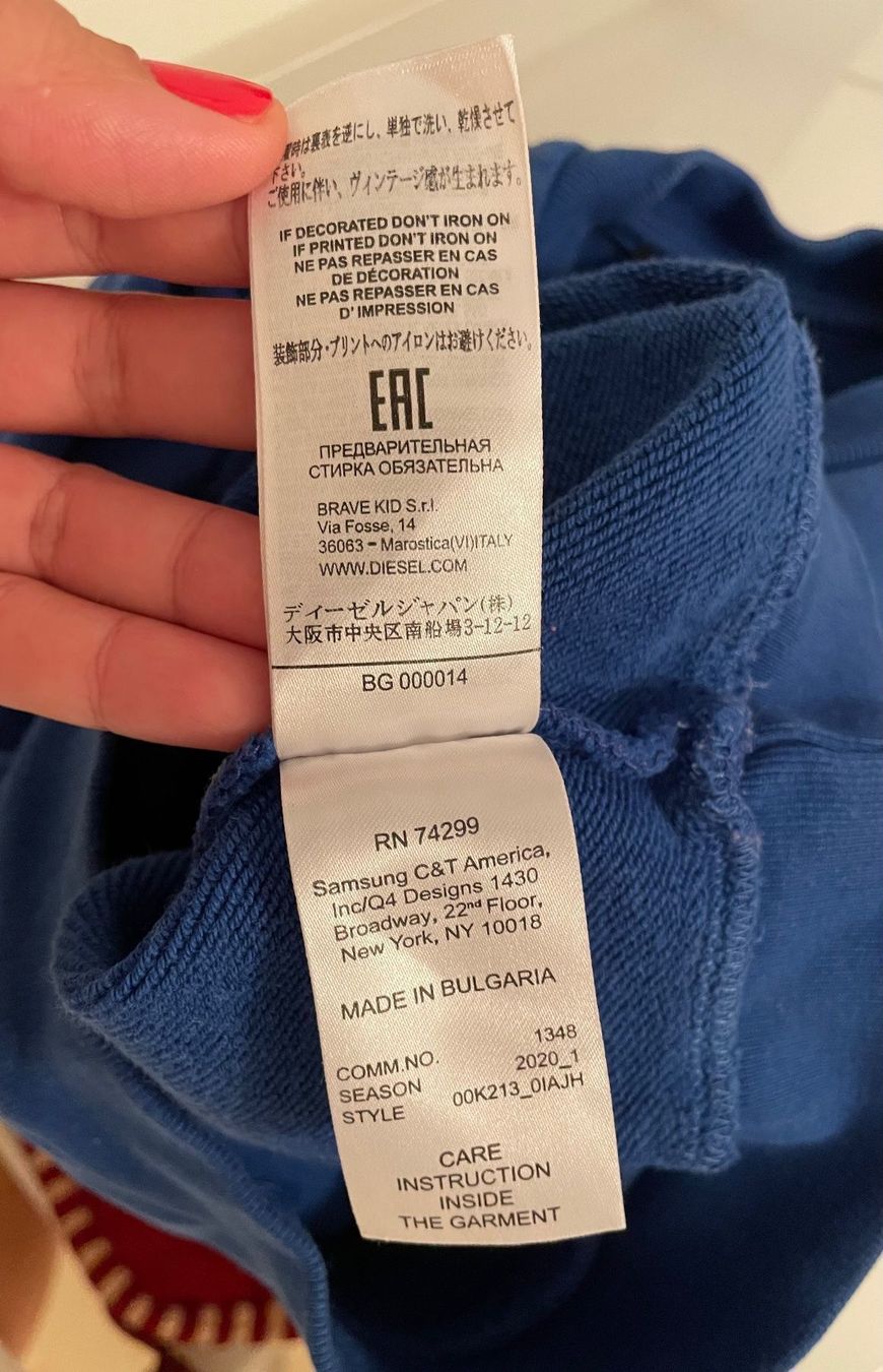 Diesel Pullover & Sweatshirts: ORIGINAL PULLOVER (SWEATSHIRT) DIESEL CREW-DIVISION – Gebraucht aus Zürich von Mina_09 5