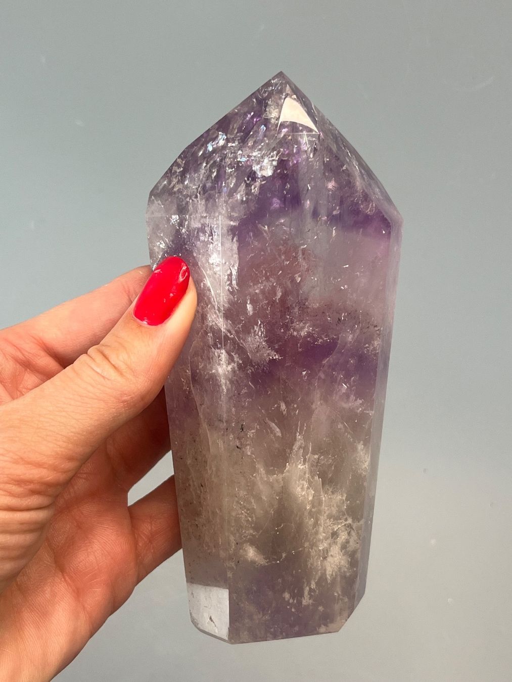 Minerali & Pietre curative: Wunderschöner Phantom Amethyst Kristall - 13cm, 385g – Nuovo e nell'imballaggio originale da Zürich venduto da unique2010 7