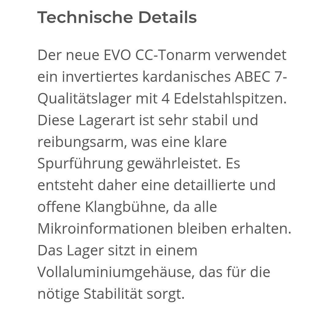 Pro-ject Plattenspieler: Tonarm Pro-Ject 9cc Evolution – Neu (gemäss Beschreibung) aus Rothenburg von Corazondeleones 9